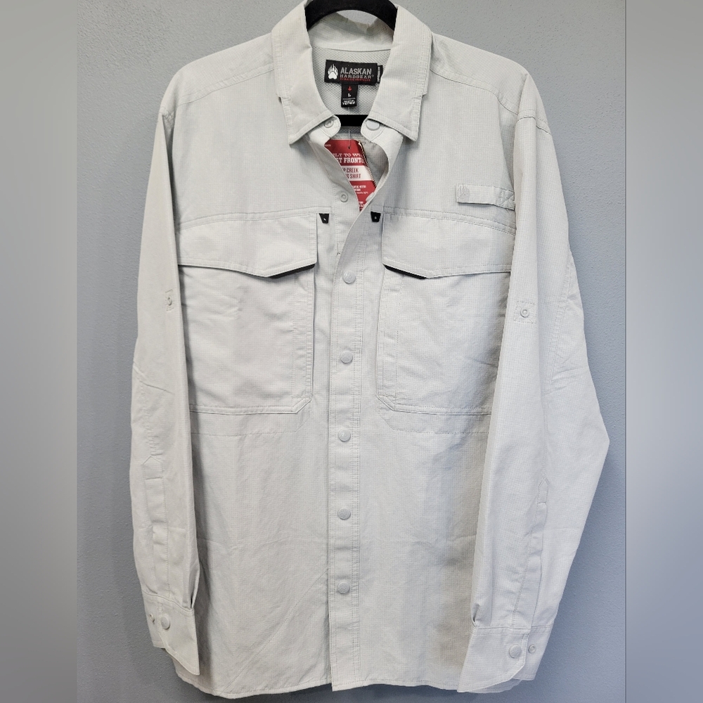 Duluth Trading Co Alaskan Hardgear Fishing Shirt Size Large